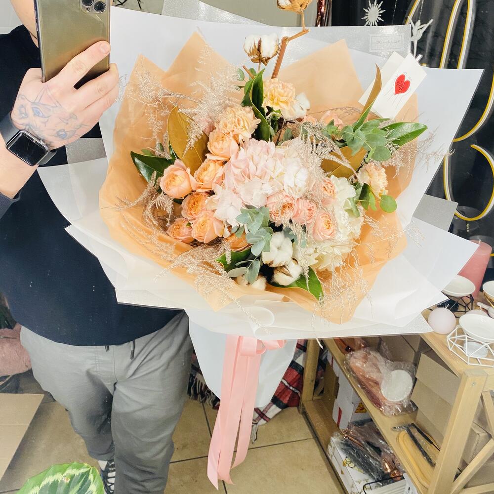 Букет авторський Peach Love
